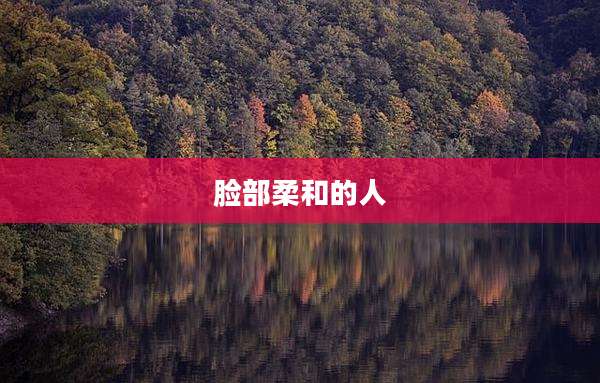 脸部柔和的人