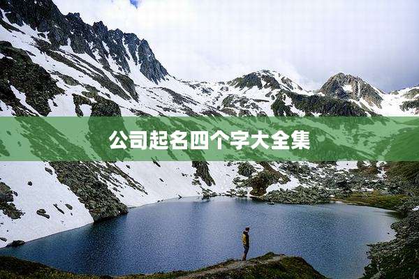 公司起名四个字大全集