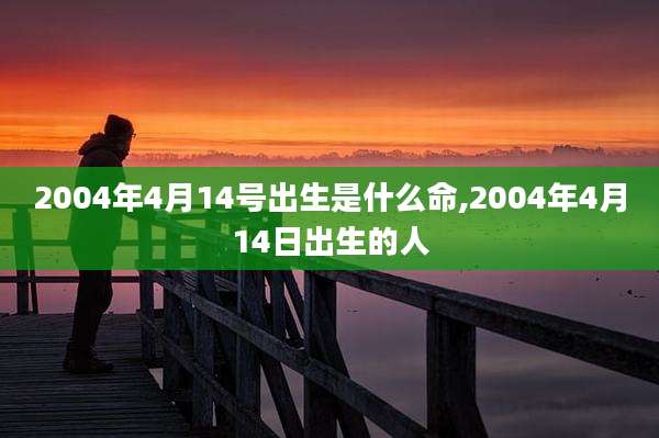 2004年4月14号出生是什么命,2004年4月14日出生的人