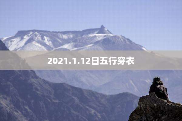 2021.1.12日五行穿衣