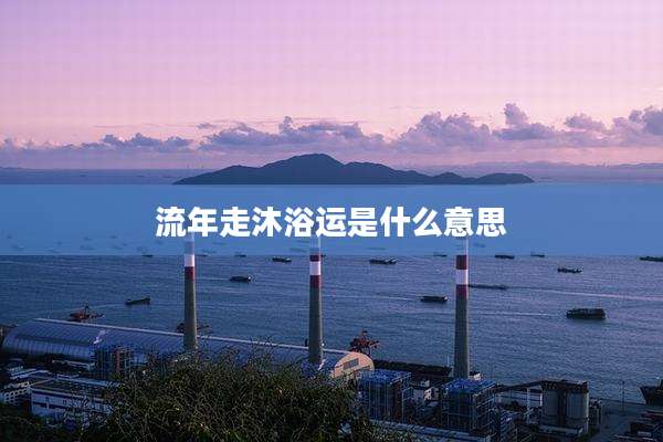 流年走沐浴运是什么意思