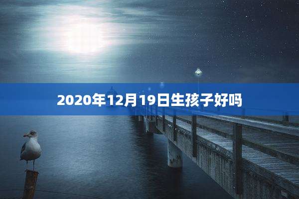 2020年12月19日生孩子好吗