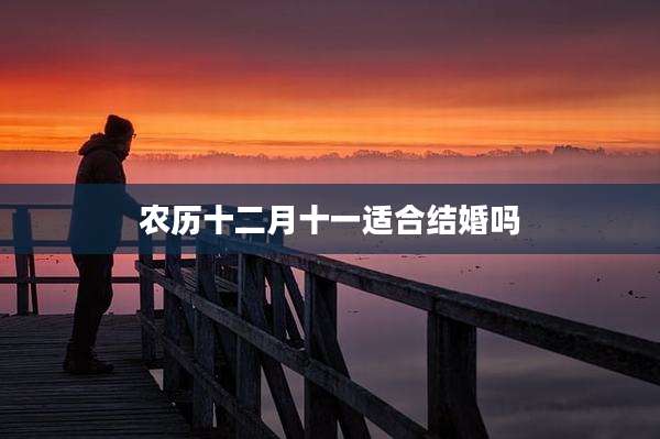 农历十二月十一适合结婚吗