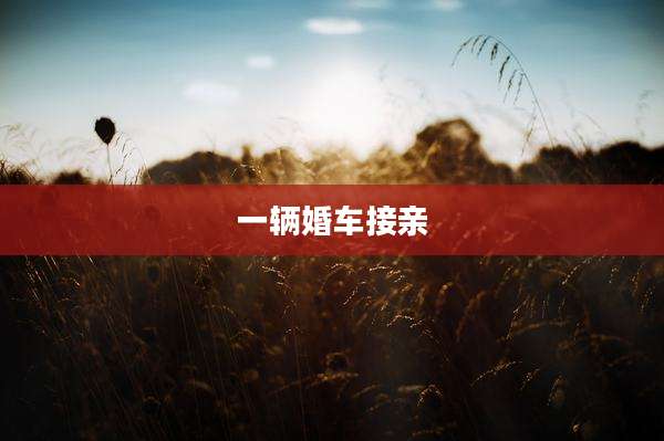 一辆婚车接亲