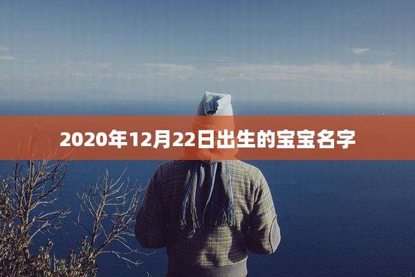 2020年12月22日出生的宝宝名字
