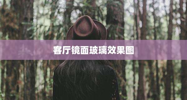 客厅镜面玻璃效果图