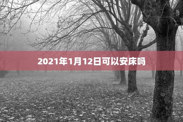 2021年1月12日可以安床吗