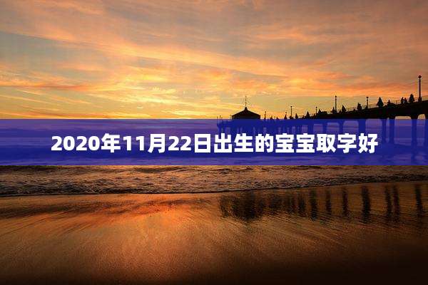 2020年11月22日出生的宝宝取字好