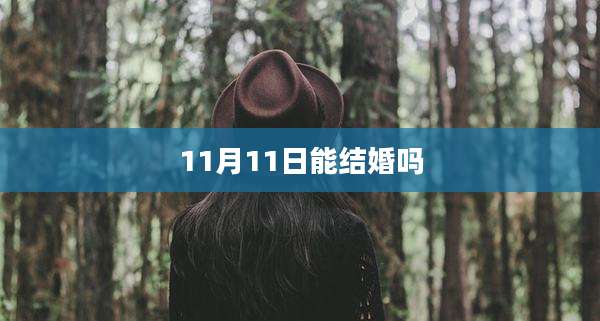 11月11日能结婚吗