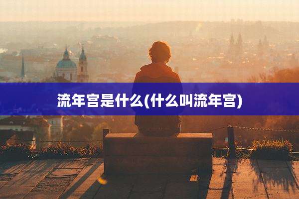 流年宫是什么(什么叫流年宫)