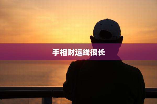 手相财运线很长