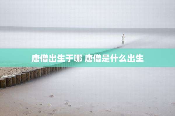 唐僧出生于哪 唐僧是什么出生