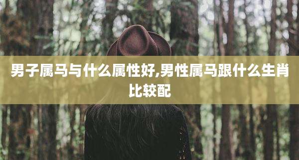 男子属马与什么属性好,男性属马跟什么生肖比较配