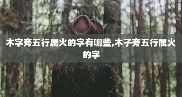 木字旁五行属火的字有哪些,木子旁五行属火的字