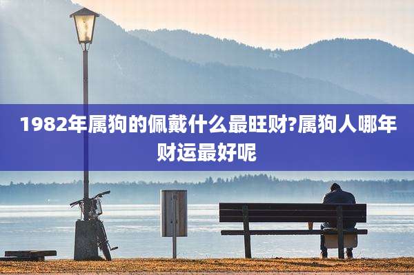 1982年属狗的佩戴什么最旺财?属狗人哪年财运最好呢