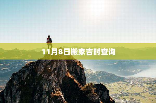 11月8日搬家吉时查询