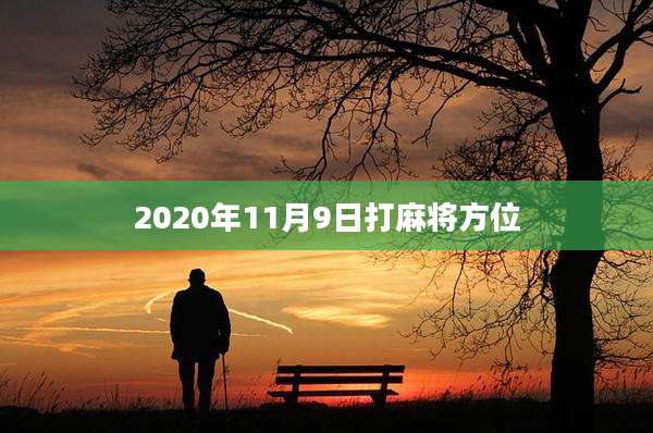 2020年11月9日打麻将方位