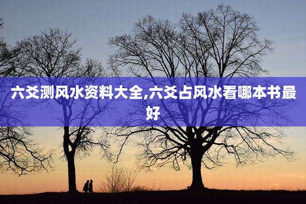 六爻测风水资料大全,六爻占风水看哪本书最好
