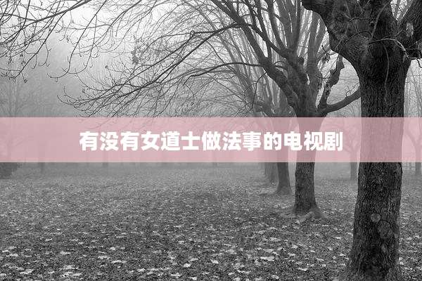 有没有女道士做法事的电视剧