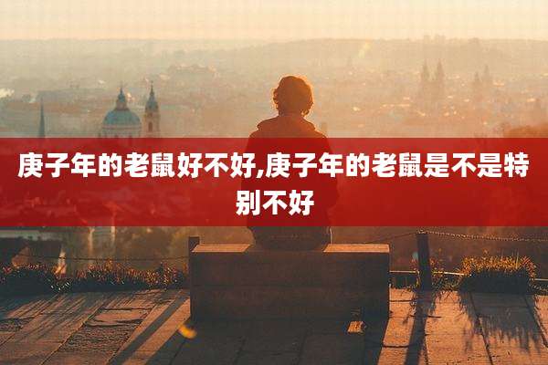 庚子年的老鼠好不好,庚子年的老鼠是不是特别不好