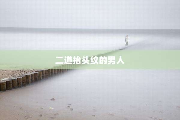 二道抬头纹的男人