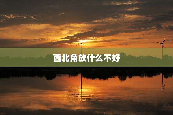 西北角放什么不好