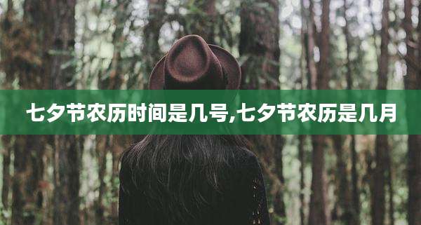 七夕节农历时间是几号,七夕节农历是几月