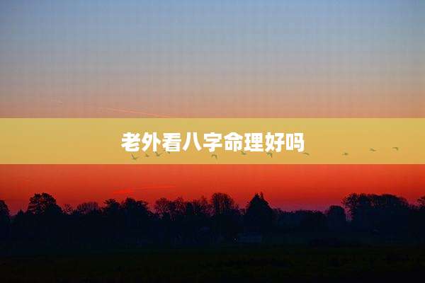 老外看八字命理好吗