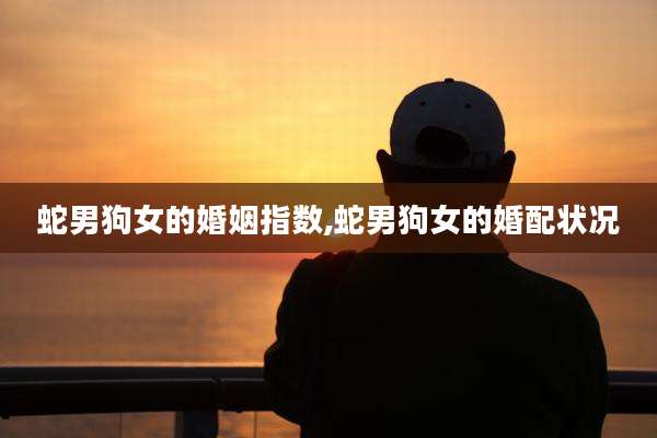 蛇男狗女的婚姻指数,蛇男狗女的婚配状况