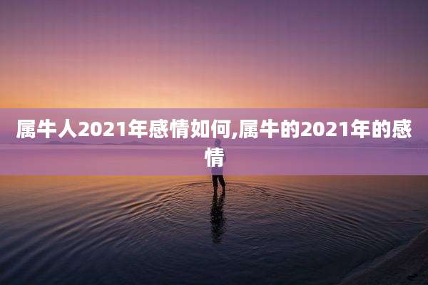 属牛人2021年感情如何,属牛的2021年的感情