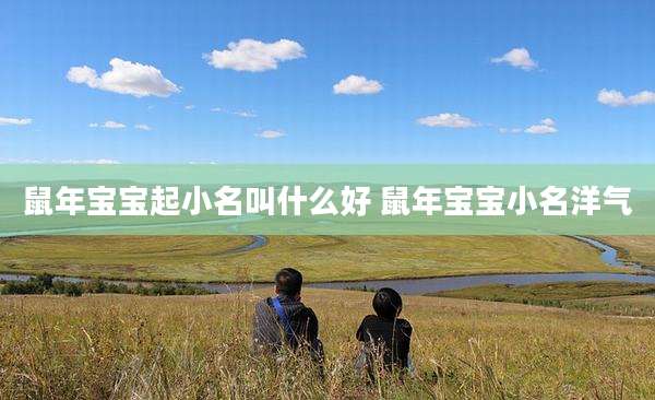 鼠年宝宝起小名叫什么好 鼠年宝宝小名洋气