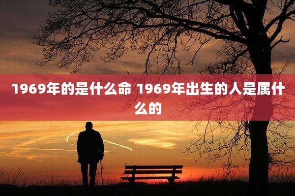 1969年的是什么命 1969年出生的人是属什么的