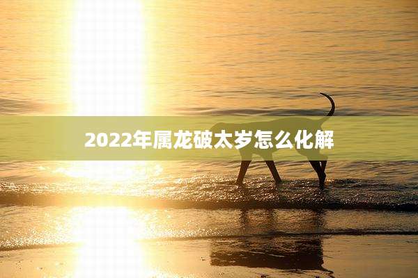 2022年属龙破太岁怎么化解