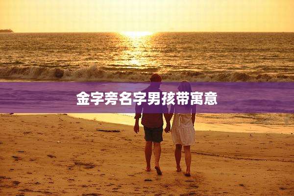 金字旁名字男孩带寓意