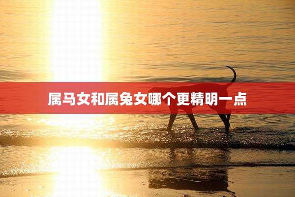 属马女和属兔女哪个更精明一点