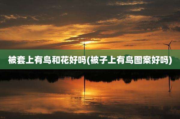 被套上有鸟和花好吗(被子上有鸟图案好吗)