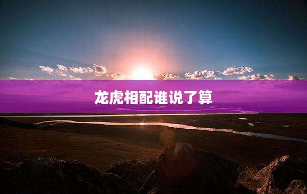龙虎相配谁说了算