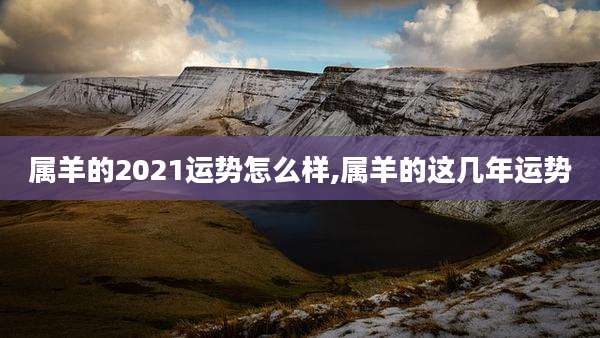 属羊的2021运势怎么样,属羊的这几年运势