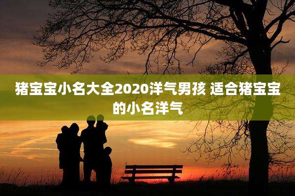 猪宝宝小名大全2020洋气男孩 适合猪宝宝的小名洋气