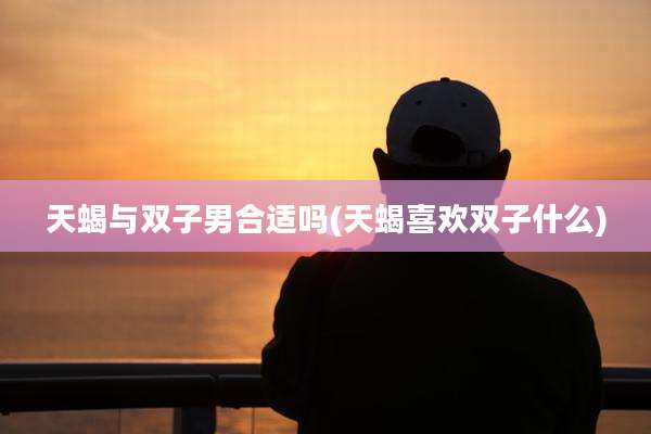 天蝎与双子男合适吗(天蝎喜欢双子什么)