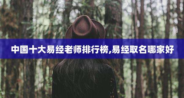 中国十大易经老师排行榜,易经取名哪家好