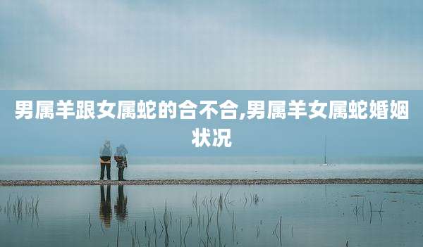 男属羊跟女属蛇的合不合,男属羊女属蛇婚姻状况