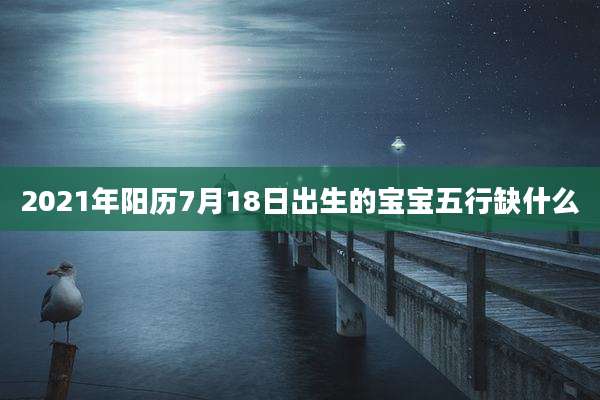 2021年阳历7月18日出生的宝宝五行缺什么