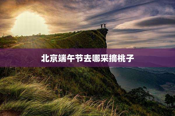 北京端午节去哪采摘桃子