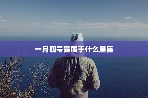 一月四号是属于什么星座
