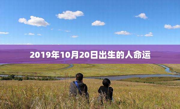 2019年10月20日出生的人命运