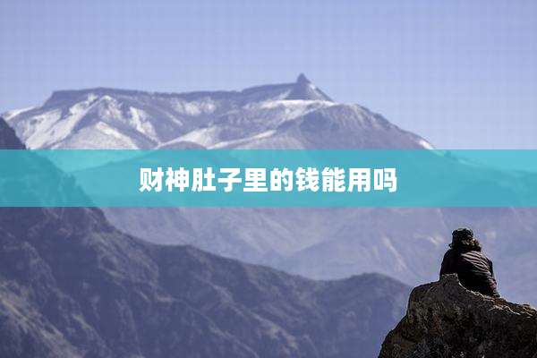 财神肚子里的钱能用吗