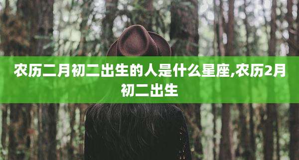 农历二月初二出生的人是什么星座,农历2月初二出生