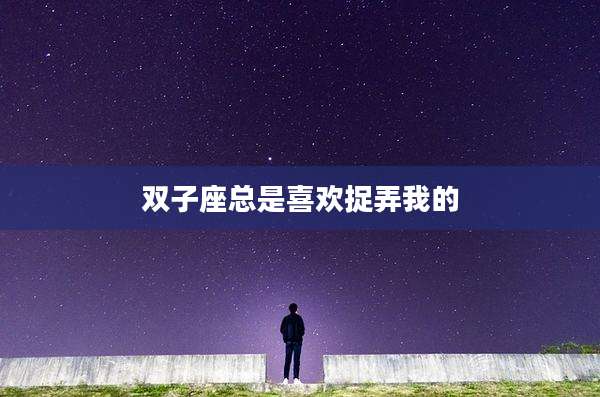 双子座总是喜欢捉弄我的