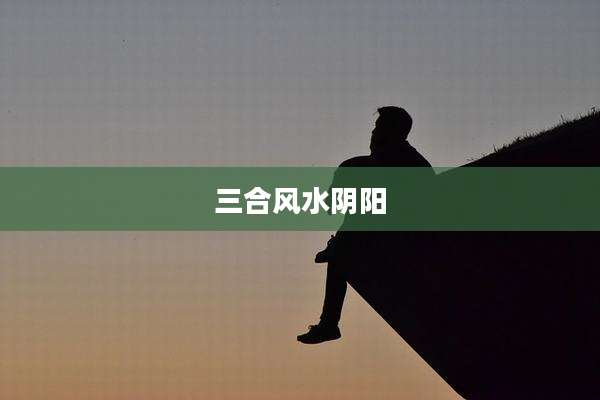 三合风水阴阳